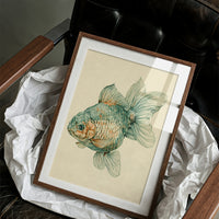 The Fancy One: Ornamental Goldfish Study