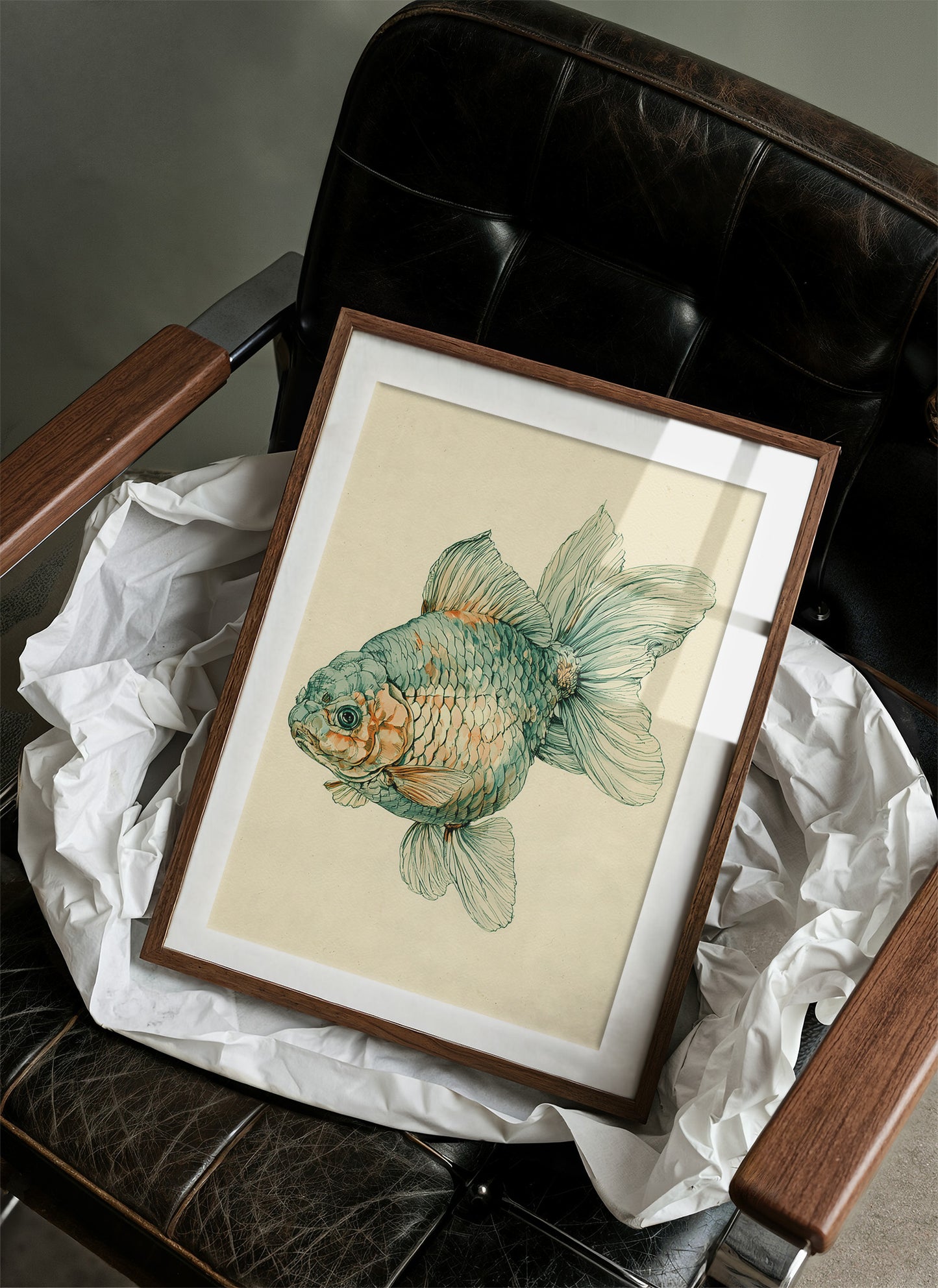 The Fancy One: Ornamental Goldfish Study
