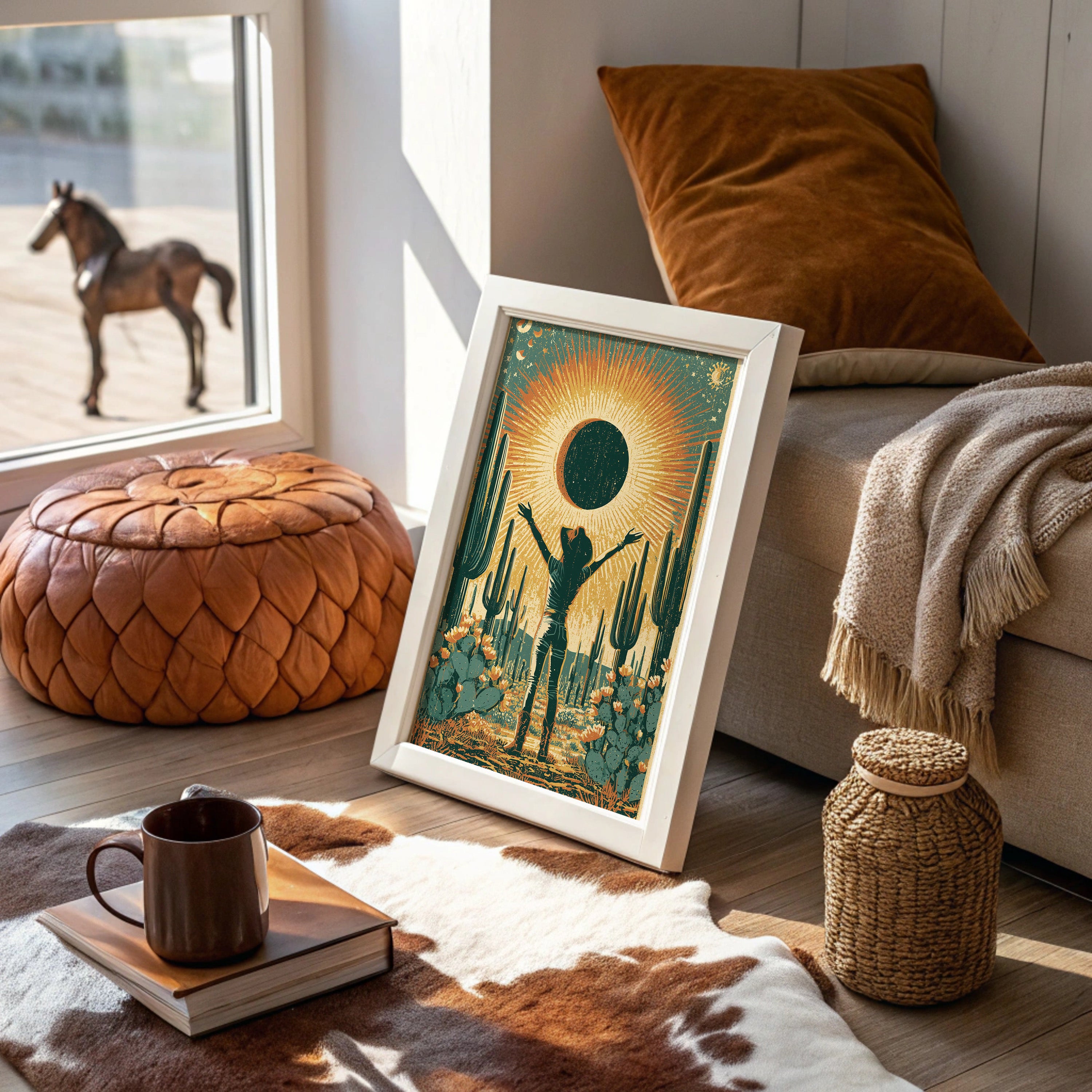 Eclipse in the Desert: Sun Salutation