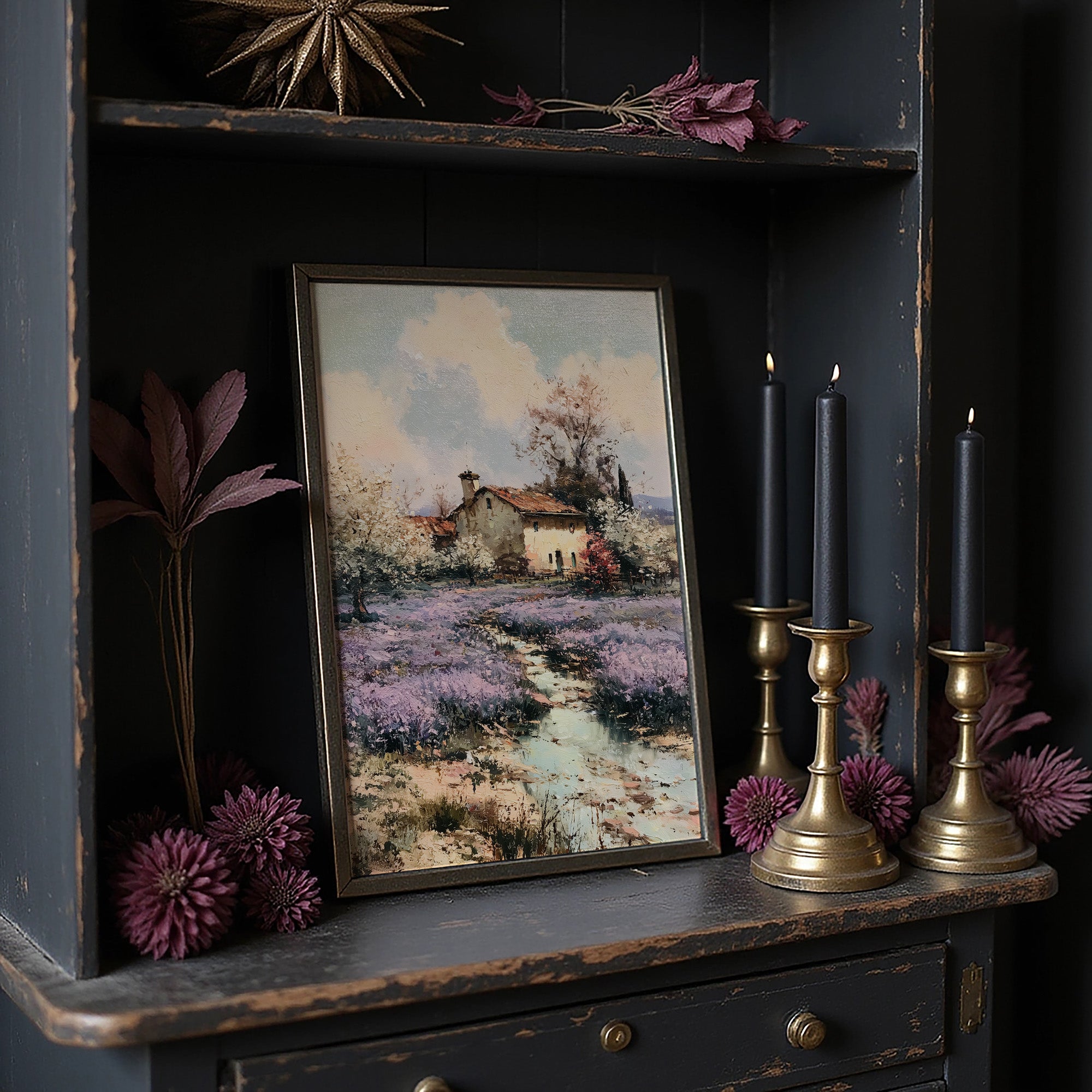 Blossoms and Lavender at the Farmhouse
