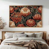 Chrysanthemums in Full Bloom