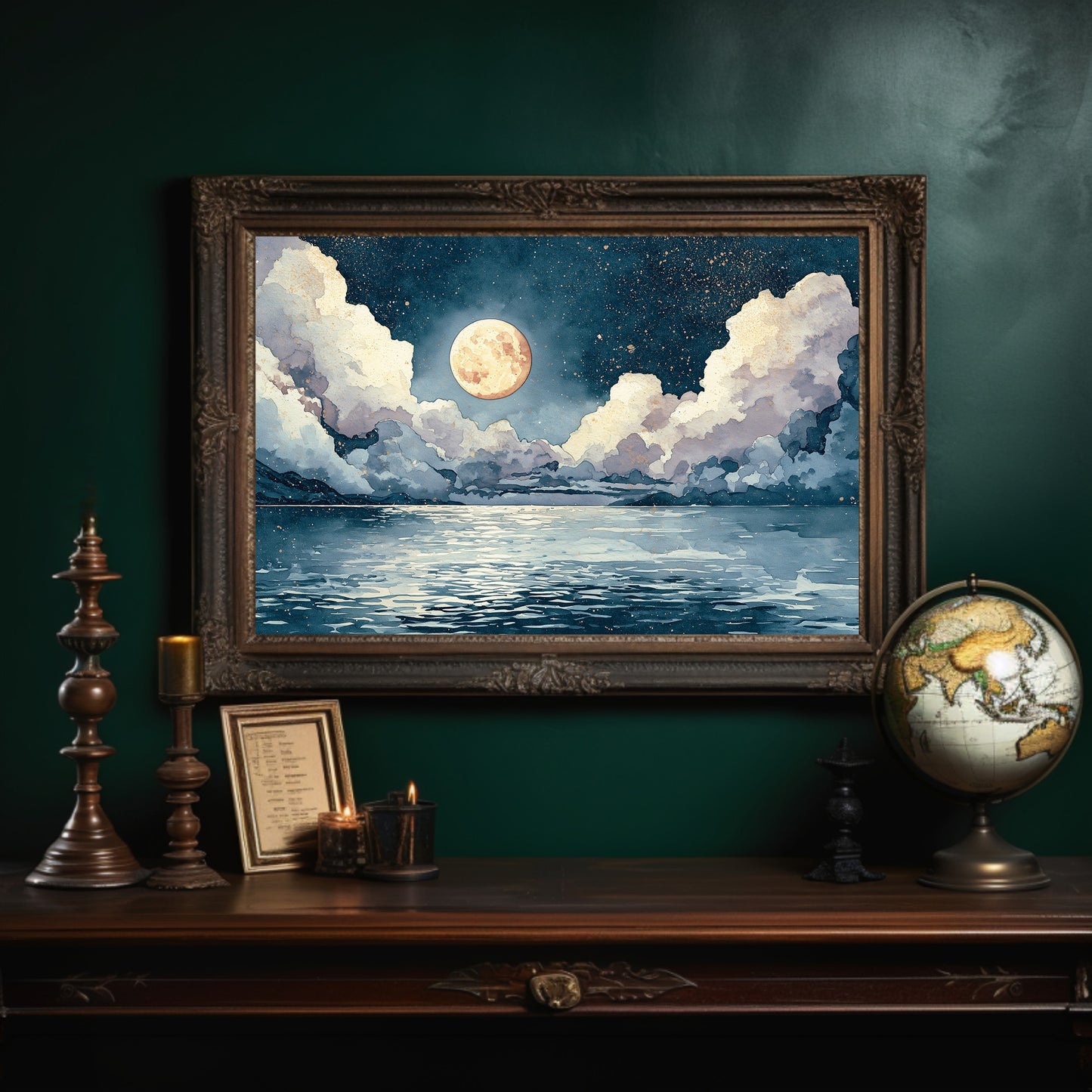The Moon Keeps Its Watch