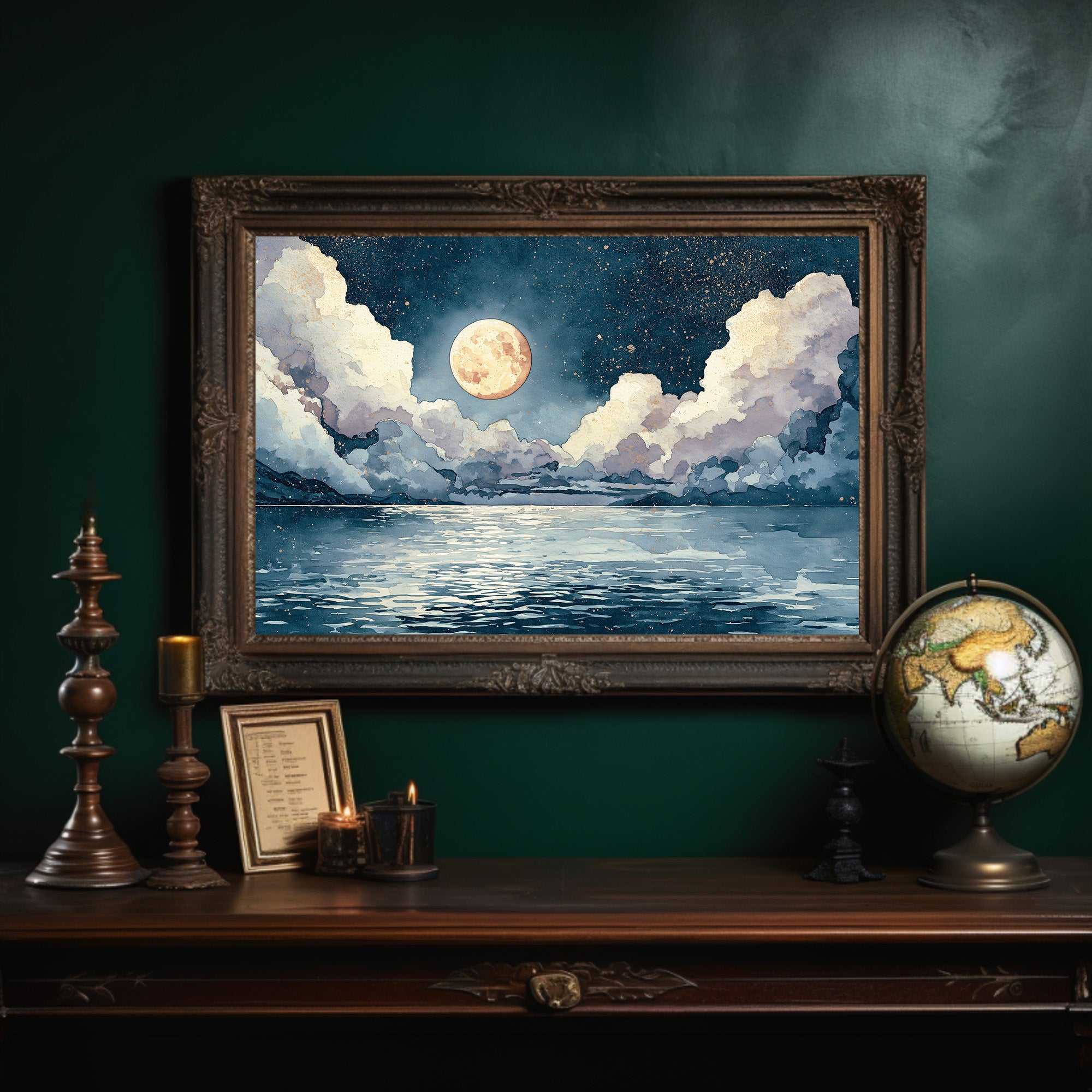 The Moon Keeps Its Watch