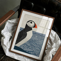 Puffin on the Horizon Line