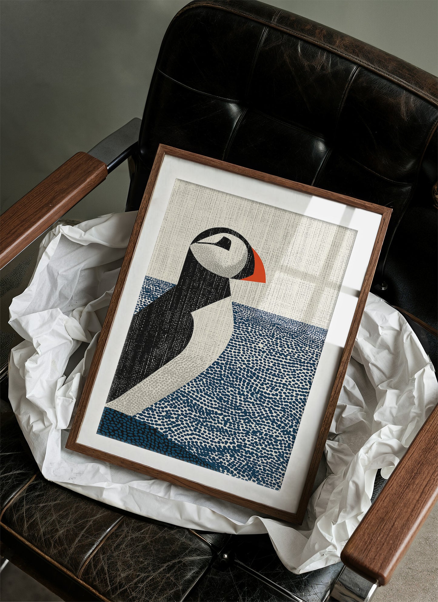 Puffin on the Horizon Line