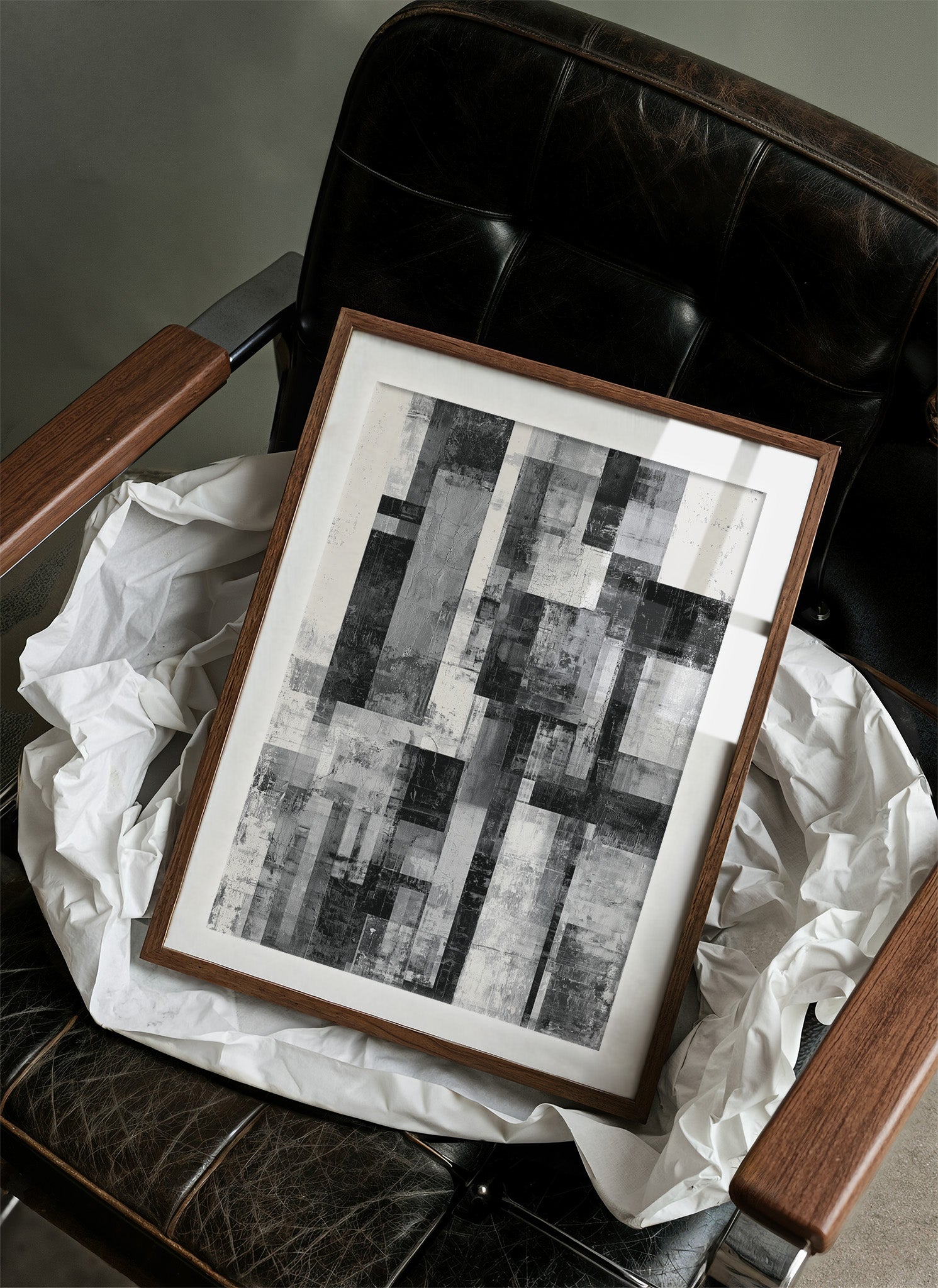 Concrete Skyline: Fractured City Blocks