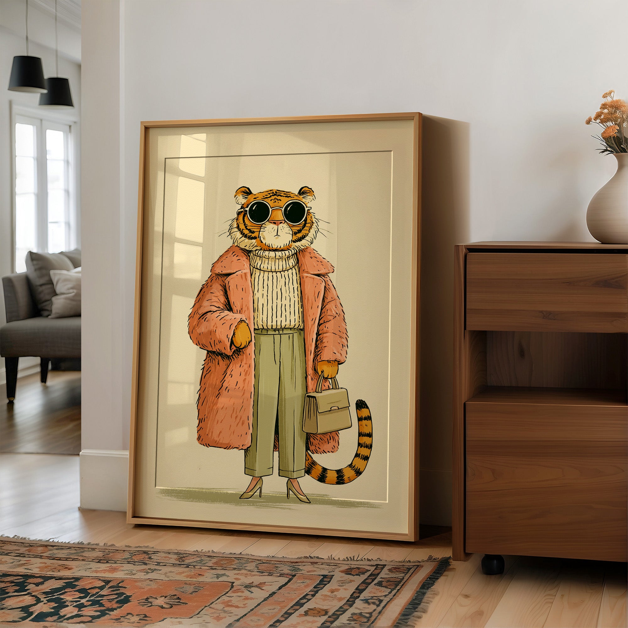 Tiger in a Trench Coat, Dressed to Kill