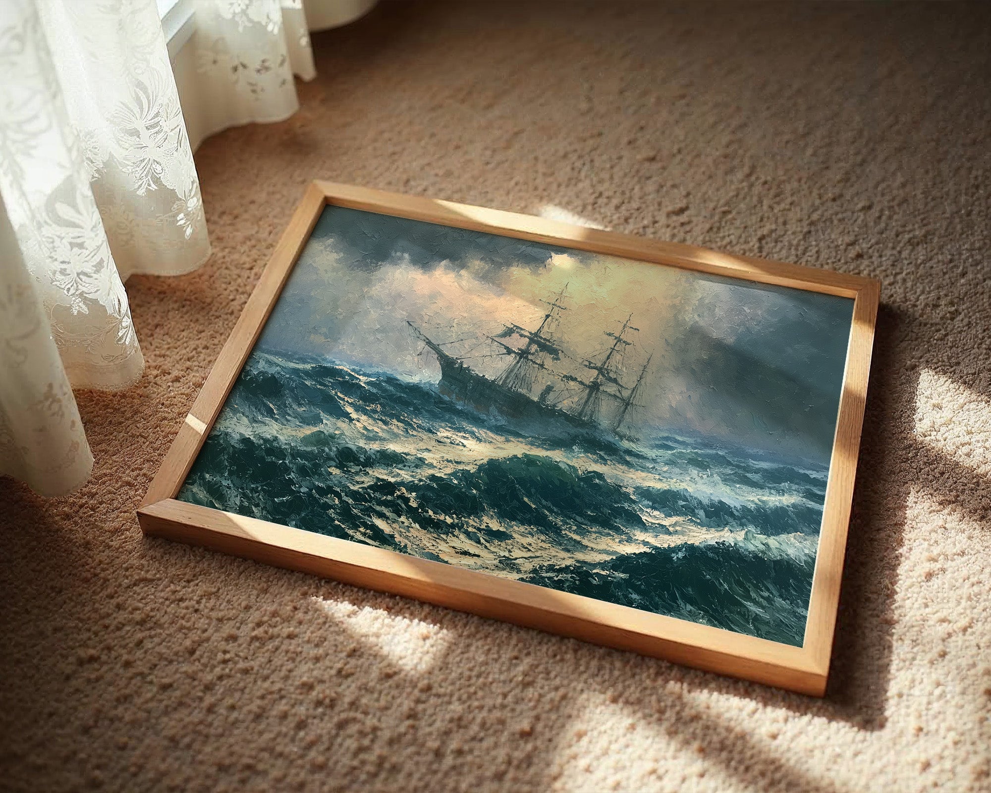 Tall Ship Against the Tempest