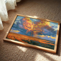 Fire in the Prairie Sky