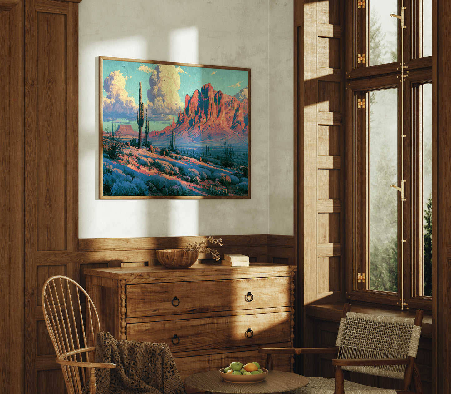 Superstition Mountain at First Light