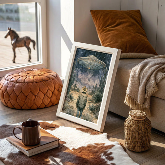 Cowboy and Craft, Watercolor Sky