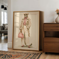 Leopard in Leopard: Watercolor Street Style Edition