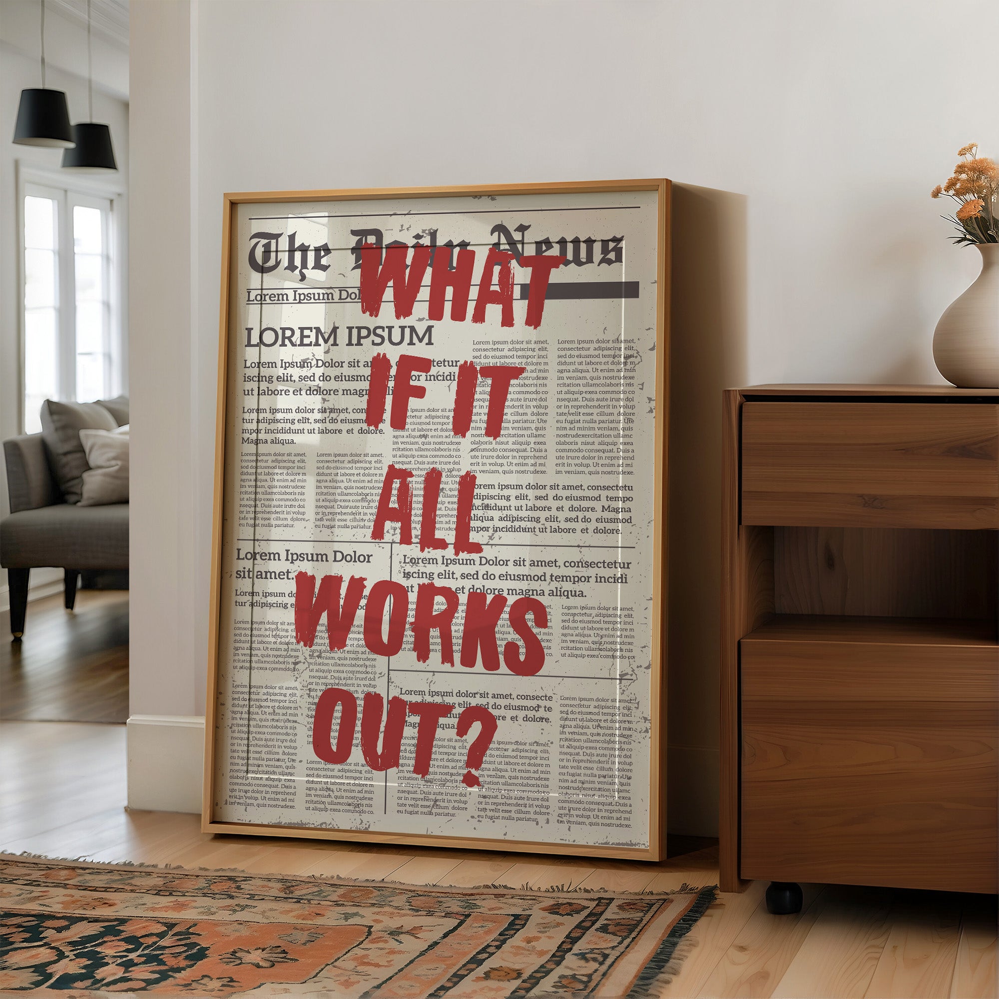 What If It All Works Out? Newsprint Manifesto