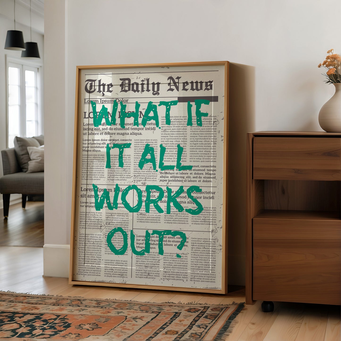 What If It All Works Out? Emerald Newsprint Edition