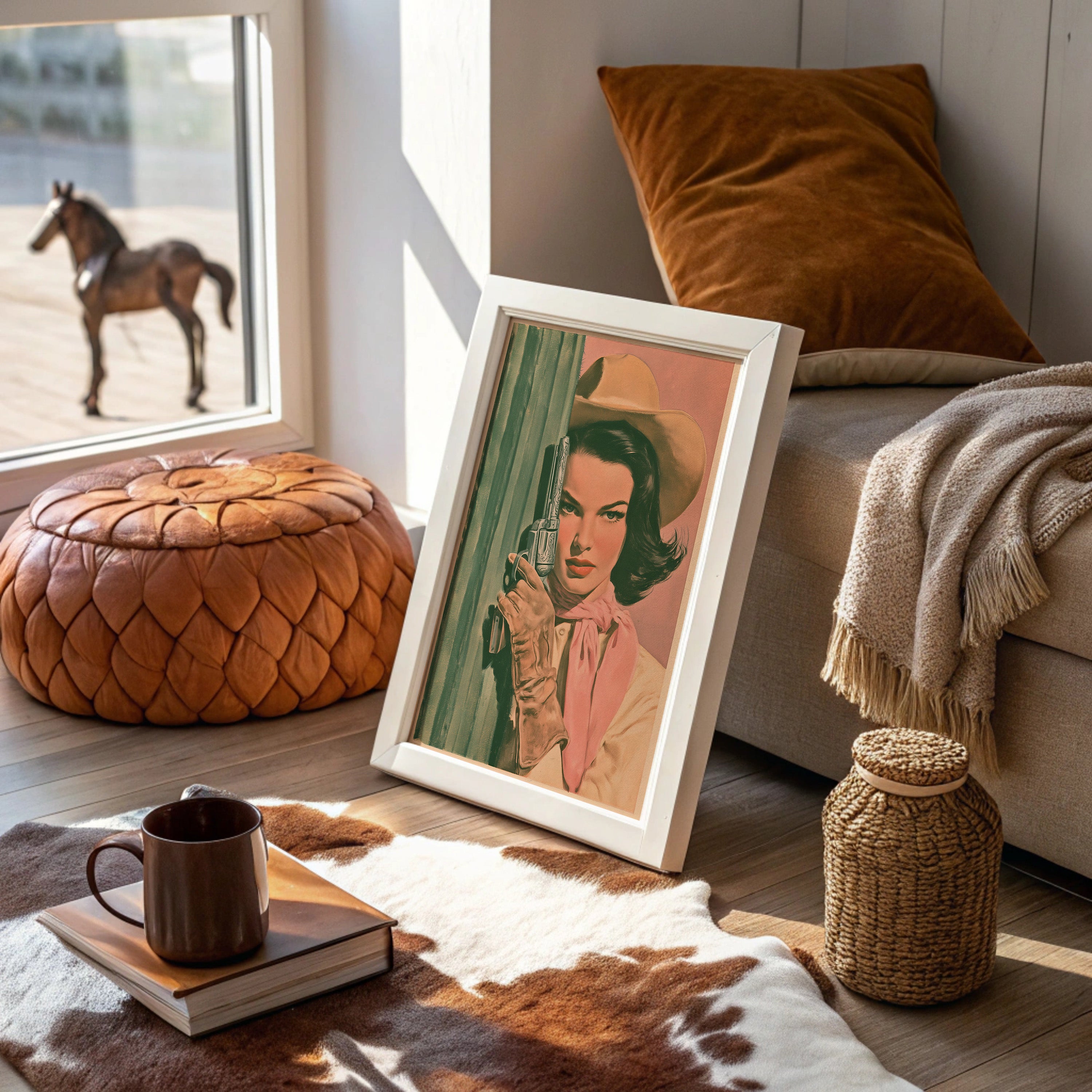 The Draw: Vintage Cowgirl Close-Up