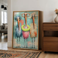Bespectacled Birds: The Whimsical Trio Returns
