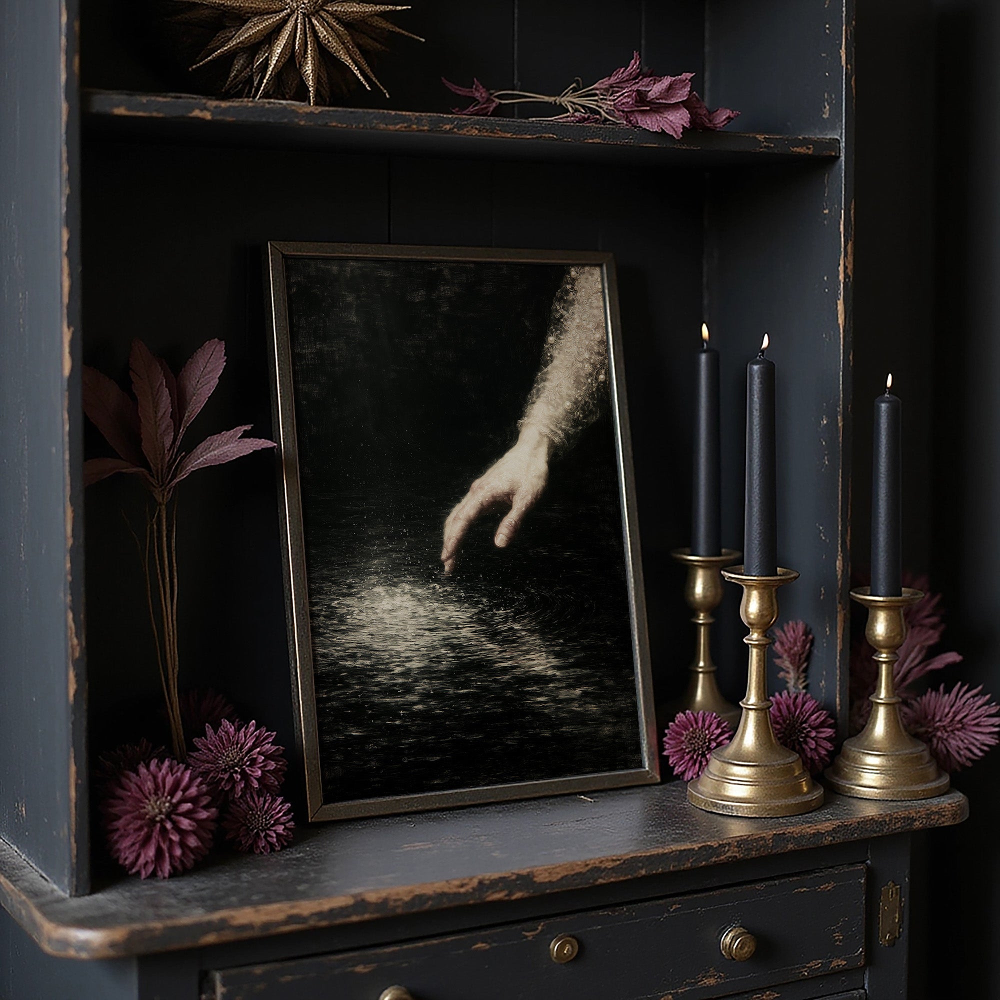 Fingertip and Moonlit Water: A Renaissance Study