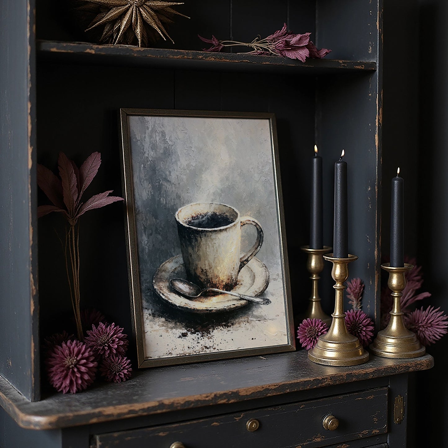 Morning Steam: A Coffee Cup Still Life