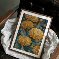 Chrysanthemums and Dandelion Stars: Dark Botanical III