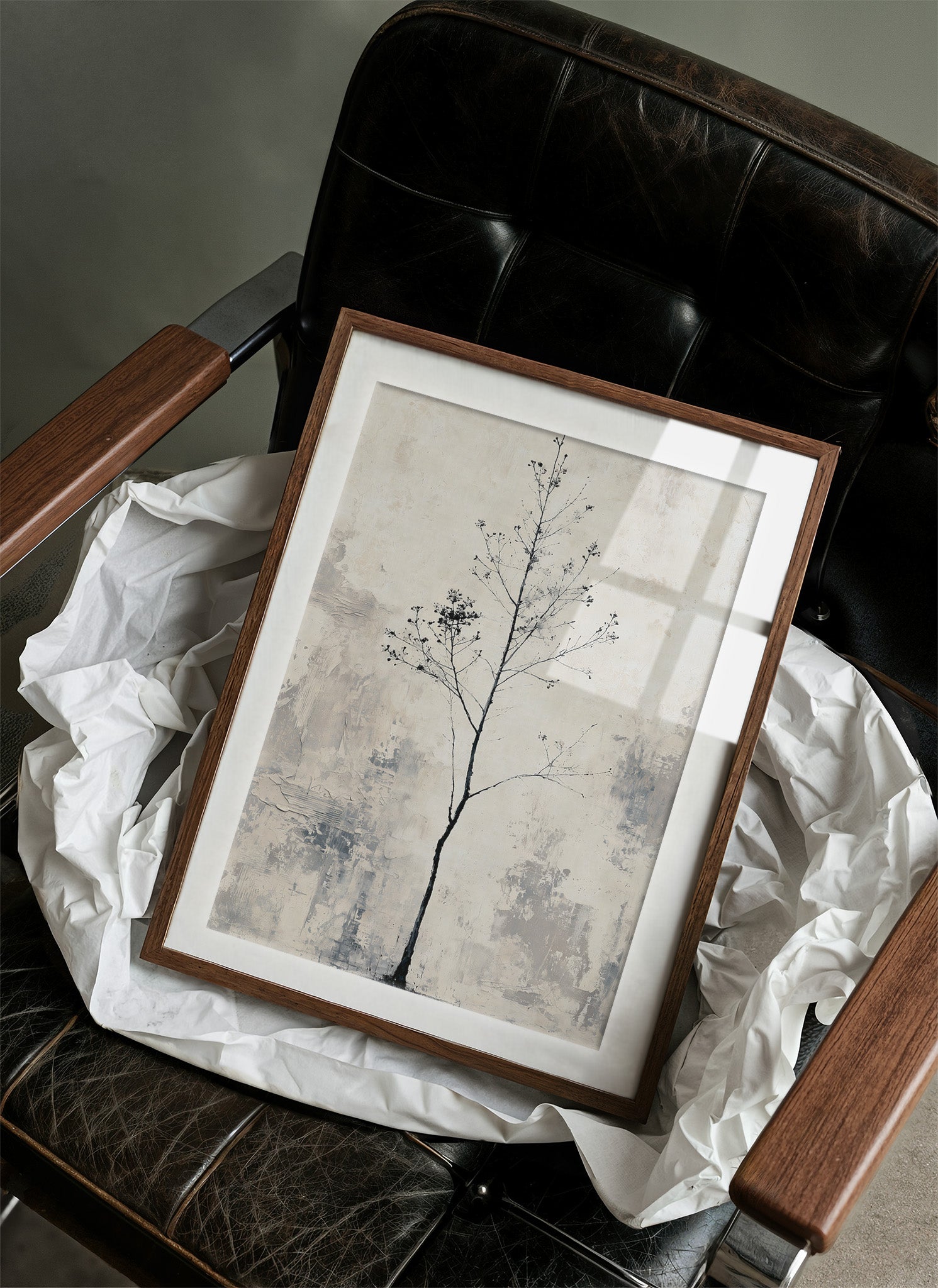 Delicate Branches: A Minimalist Winter Tree