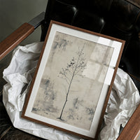 Solitary Sapling: A Minimalist Study in Stillness