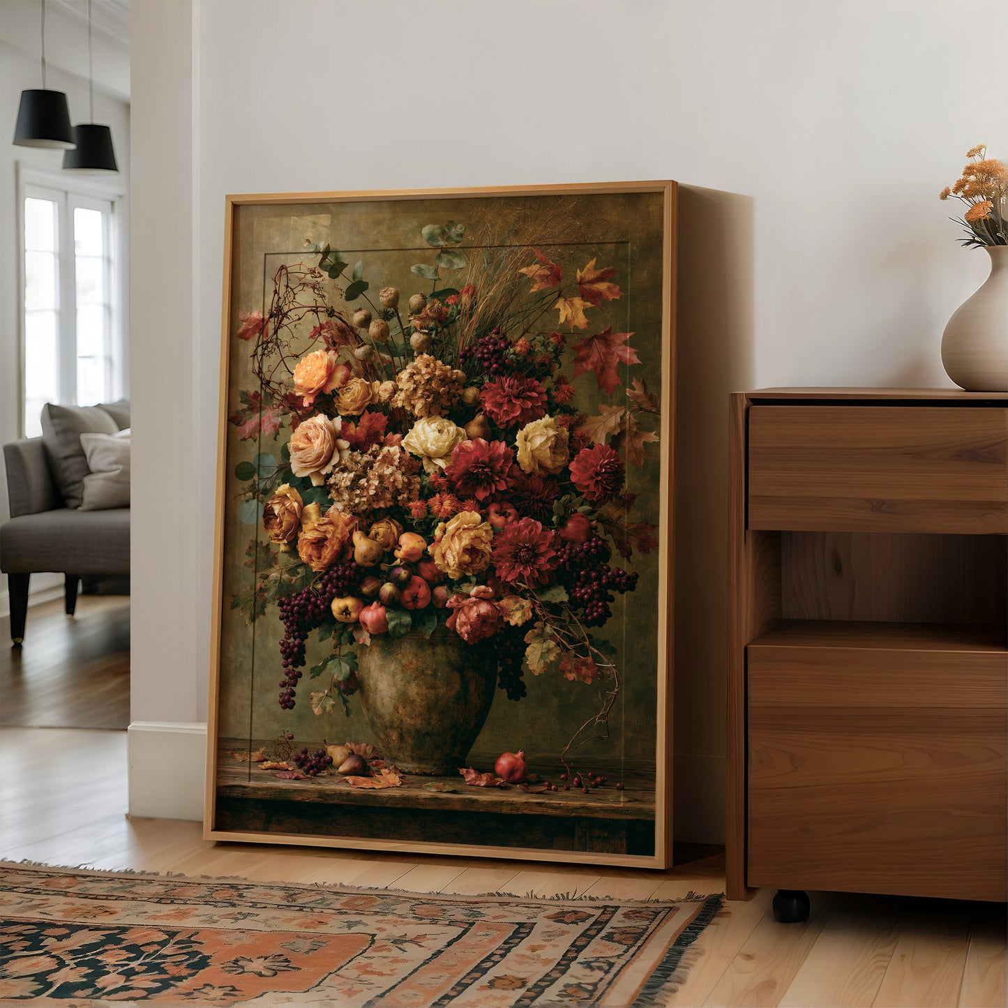 Autumn Harvest: An Opulent Classical Still Life