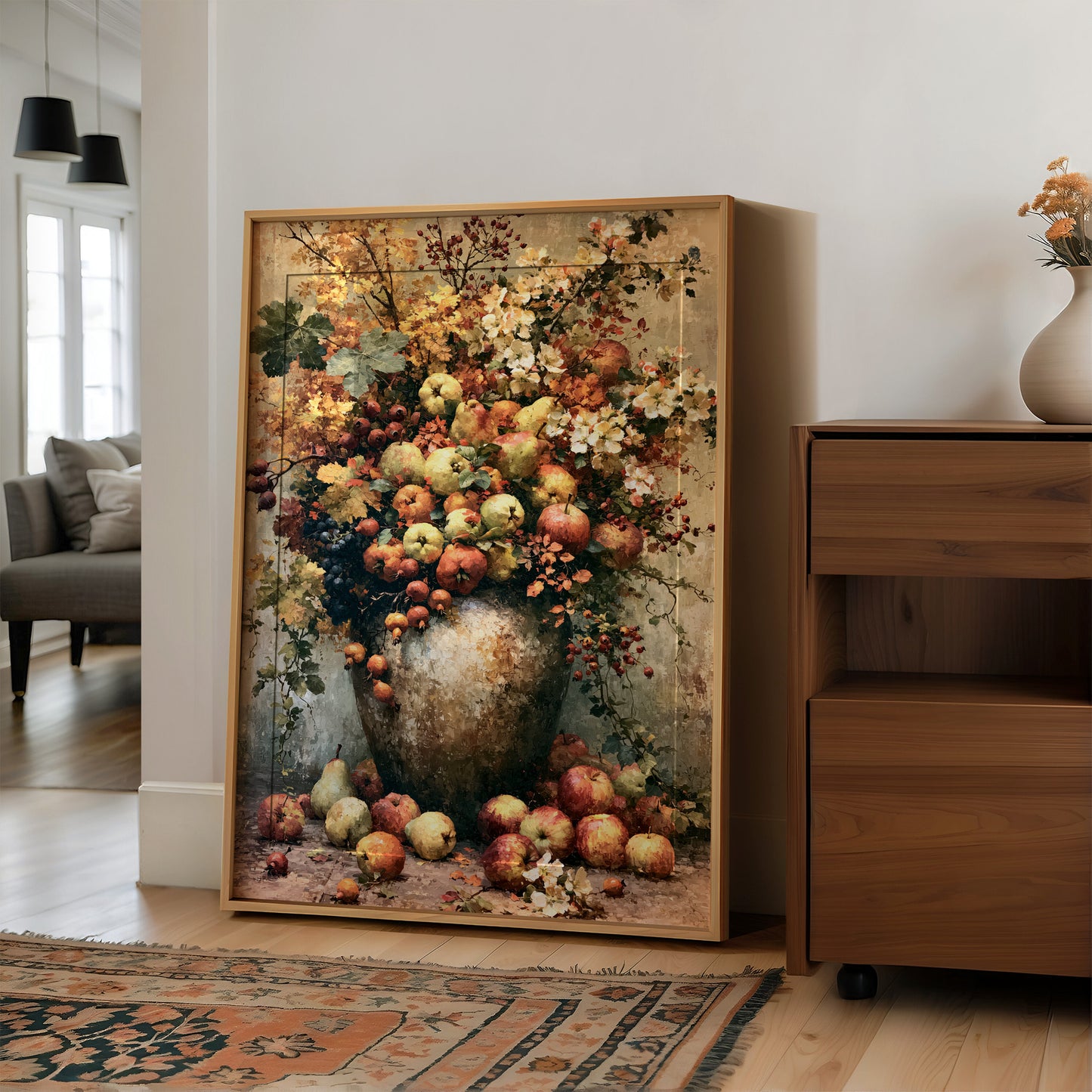 Quince, Grapes & Blossom Cascade