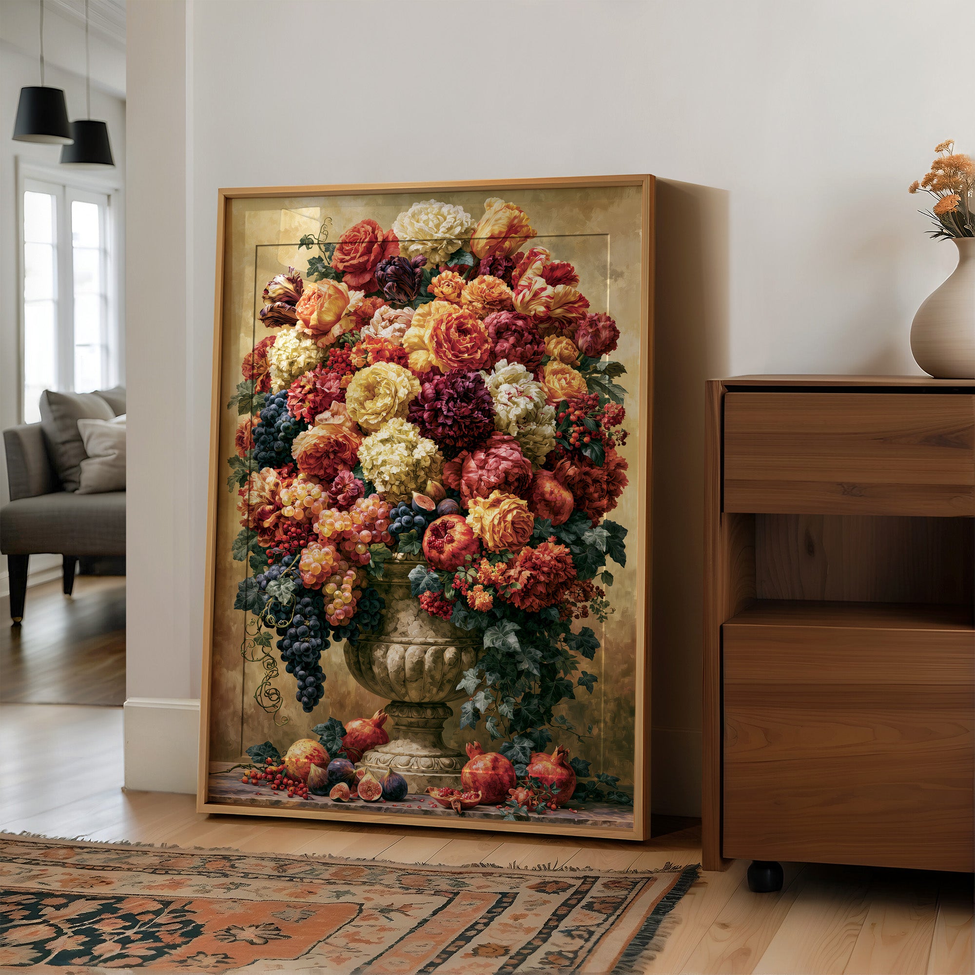 Golden Harvest Grand Urn