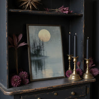 Bare Trees, Wide Water Moon