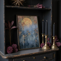 Autumn Gold Beneath the Harvest Moon