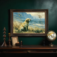 Golden Retriever, Coastal Cliffs