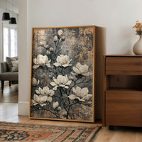 Magnolia Sprawl on Weathered Copper