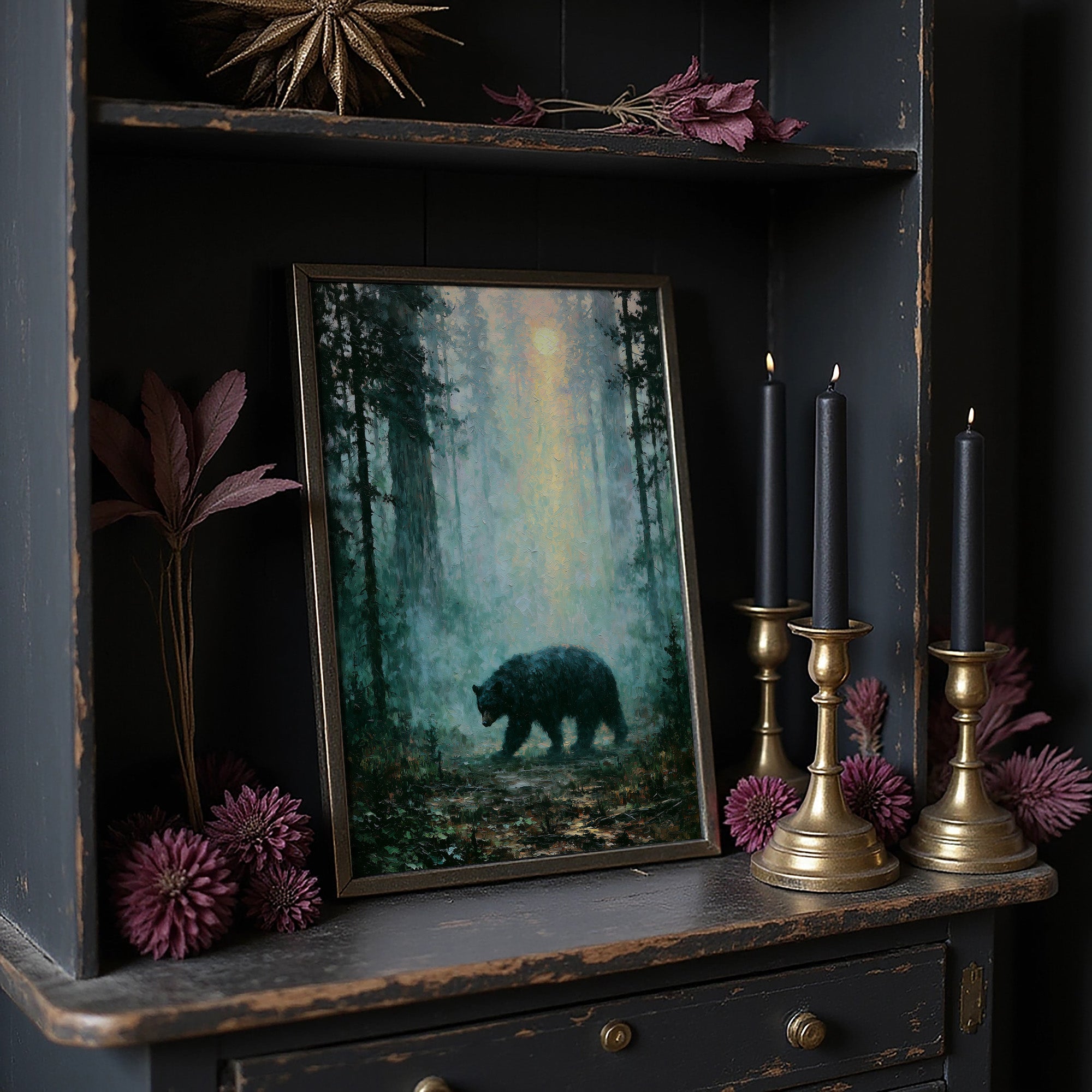 Bear Crossing at First Light