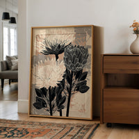 Protea in Ink and Blush