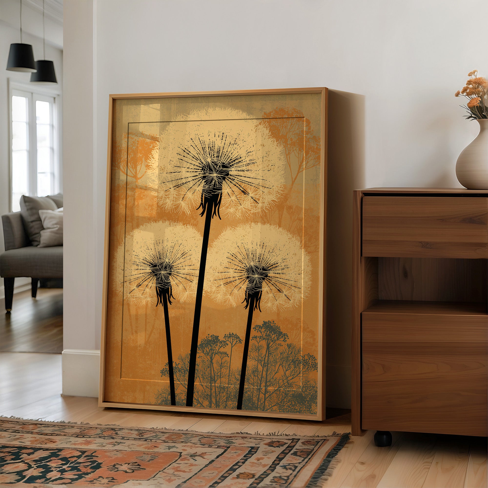 Dandelions at Golden Hour