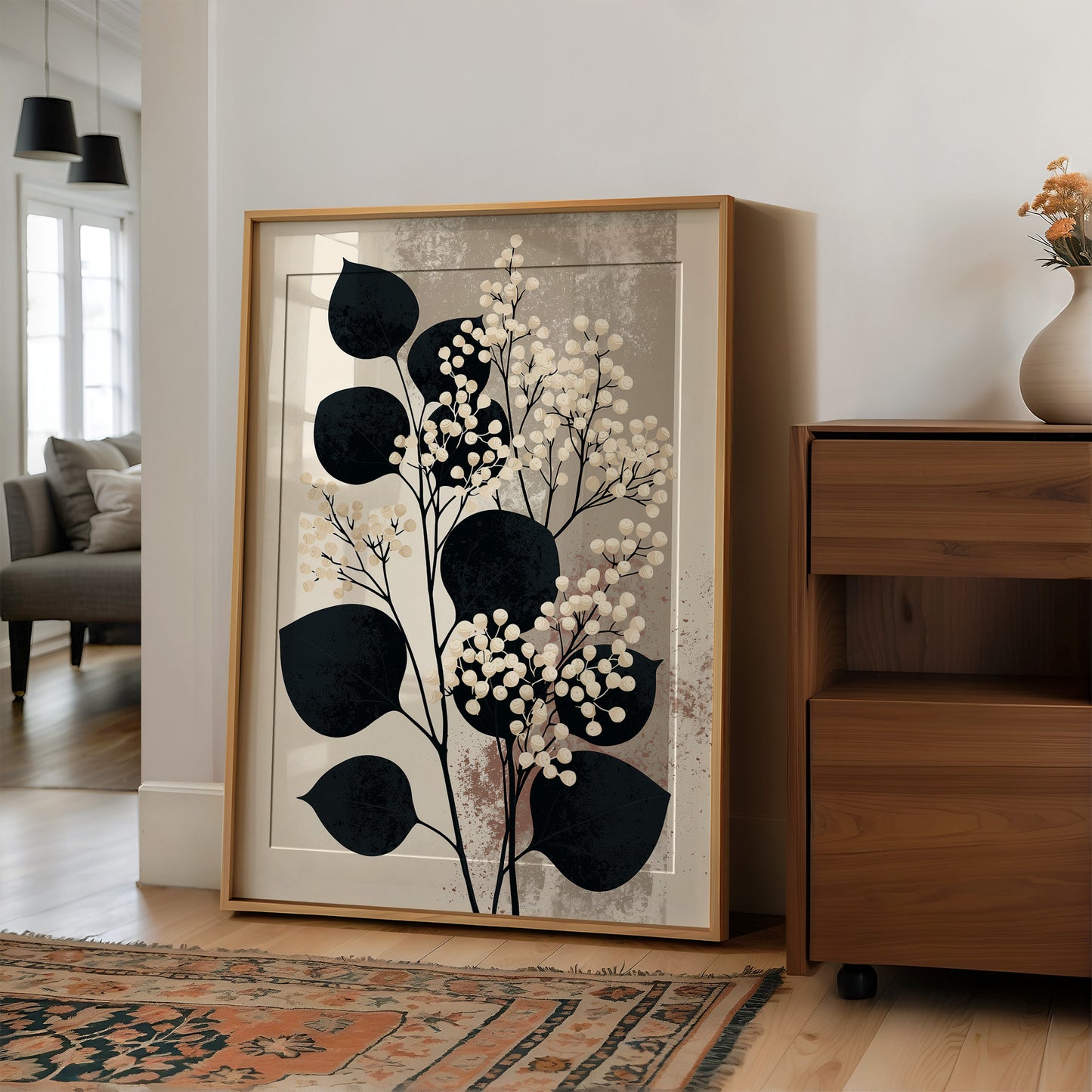 Eucalyptus and Ivory Berries