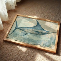 Marlin on Weathered Wood