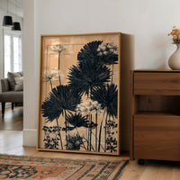 Palm Fans in Peach Light