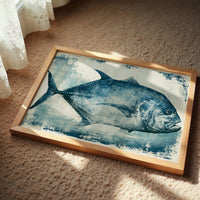 Blue Pompano, Textured Study