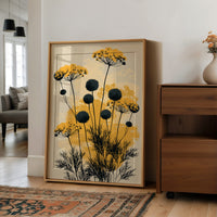 Yarrow and Allium in Gold