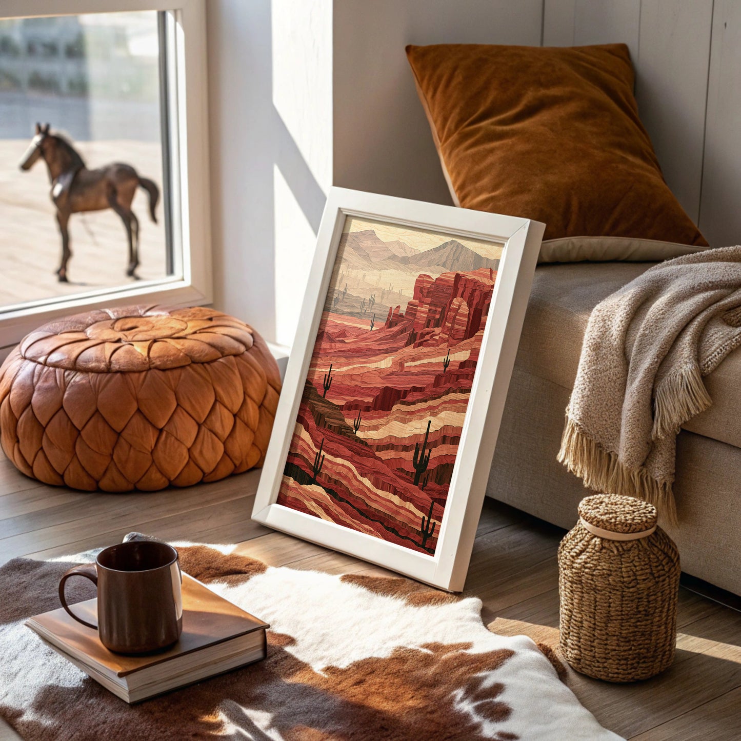 Canyon in Marquetry