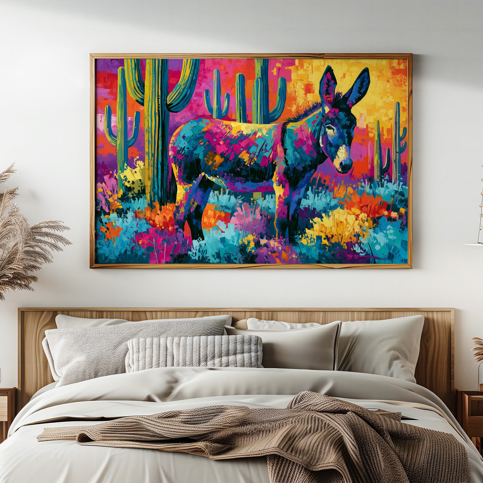Desert Burro, Neon Sunset