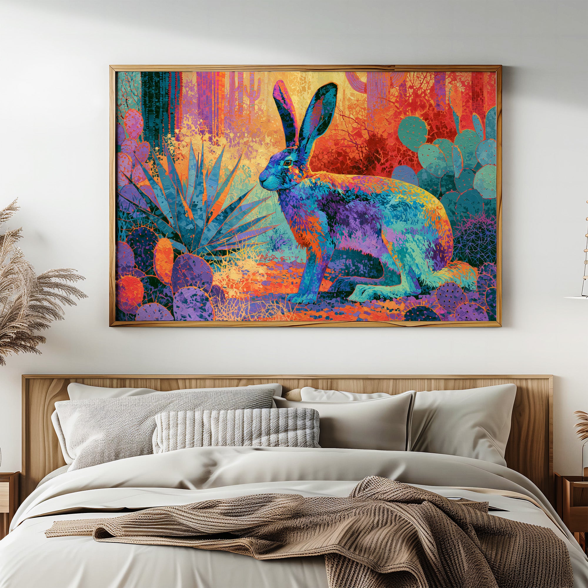 Desert Jackrabbit, Fauvist Bloom