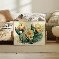 Prickly Pear in Golden Bloom