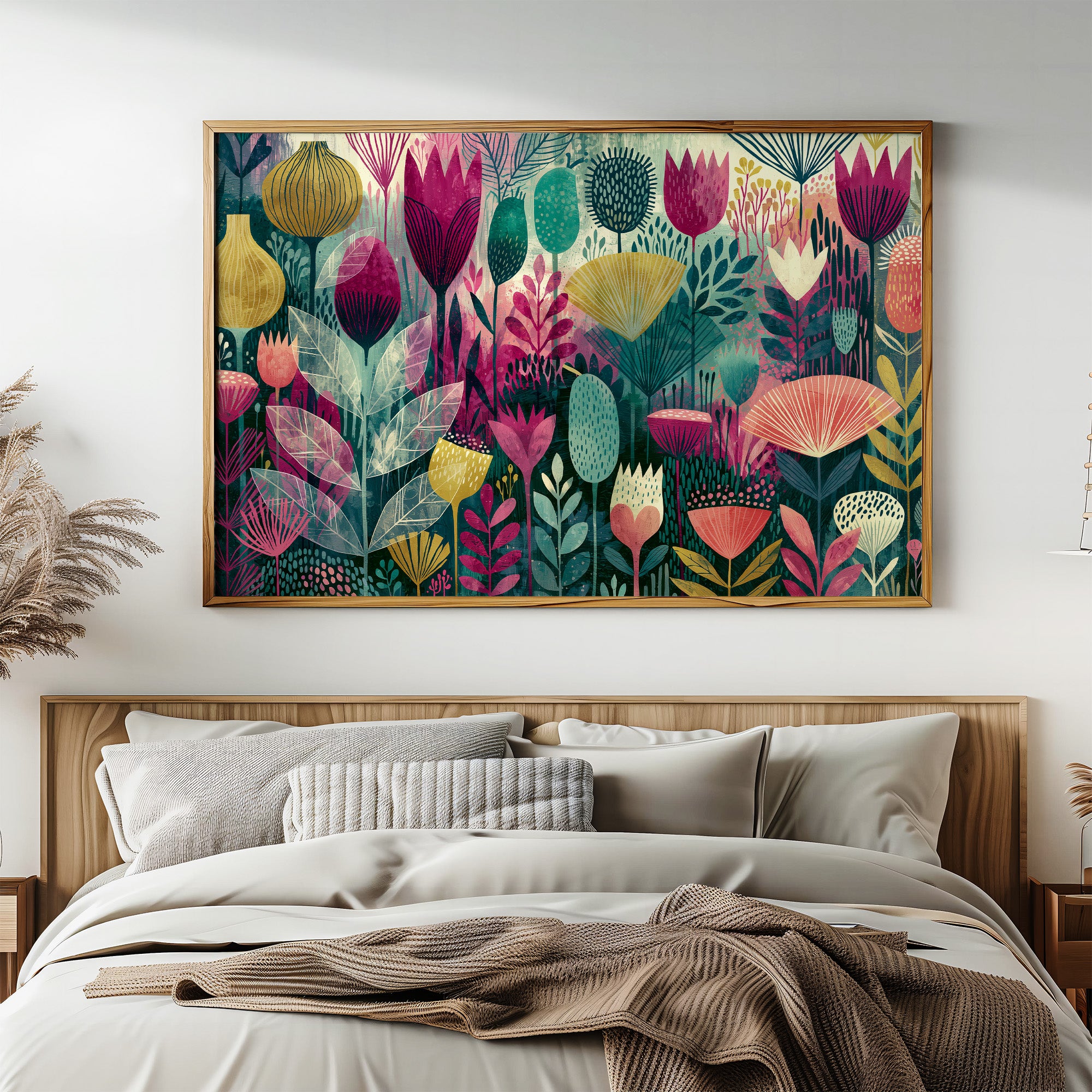 Whimsical Garden, Jewel Tones