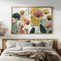 Poppy Silhouettes, Color Block Fields