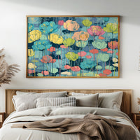 Poppy Pond, Impressionist Rainbow