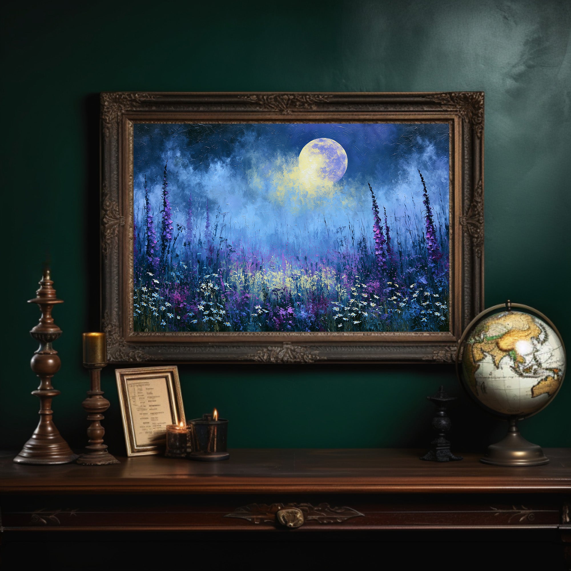 Foxglove Meadow, Full Moon Rising