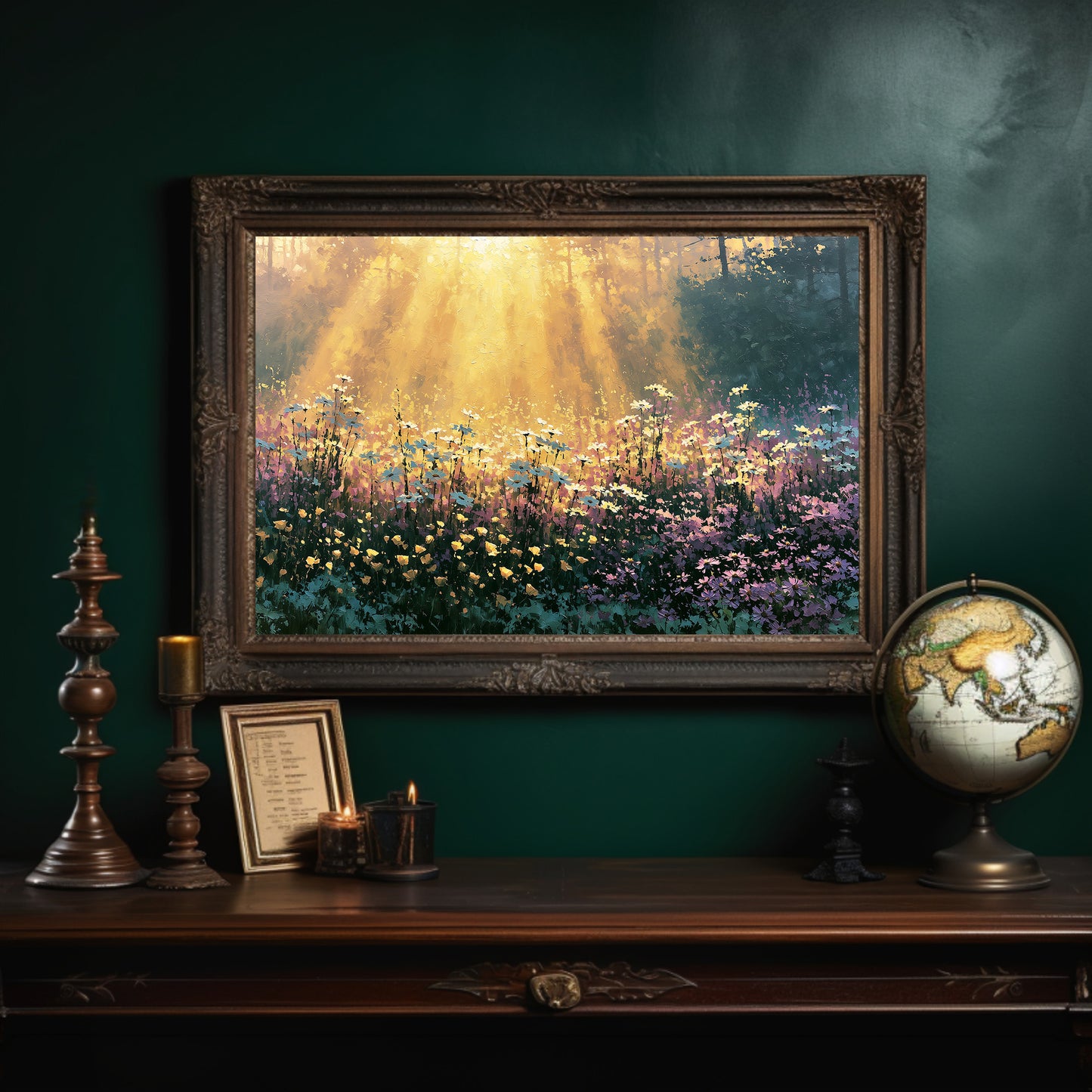 Sunlight Through the Wildflowers