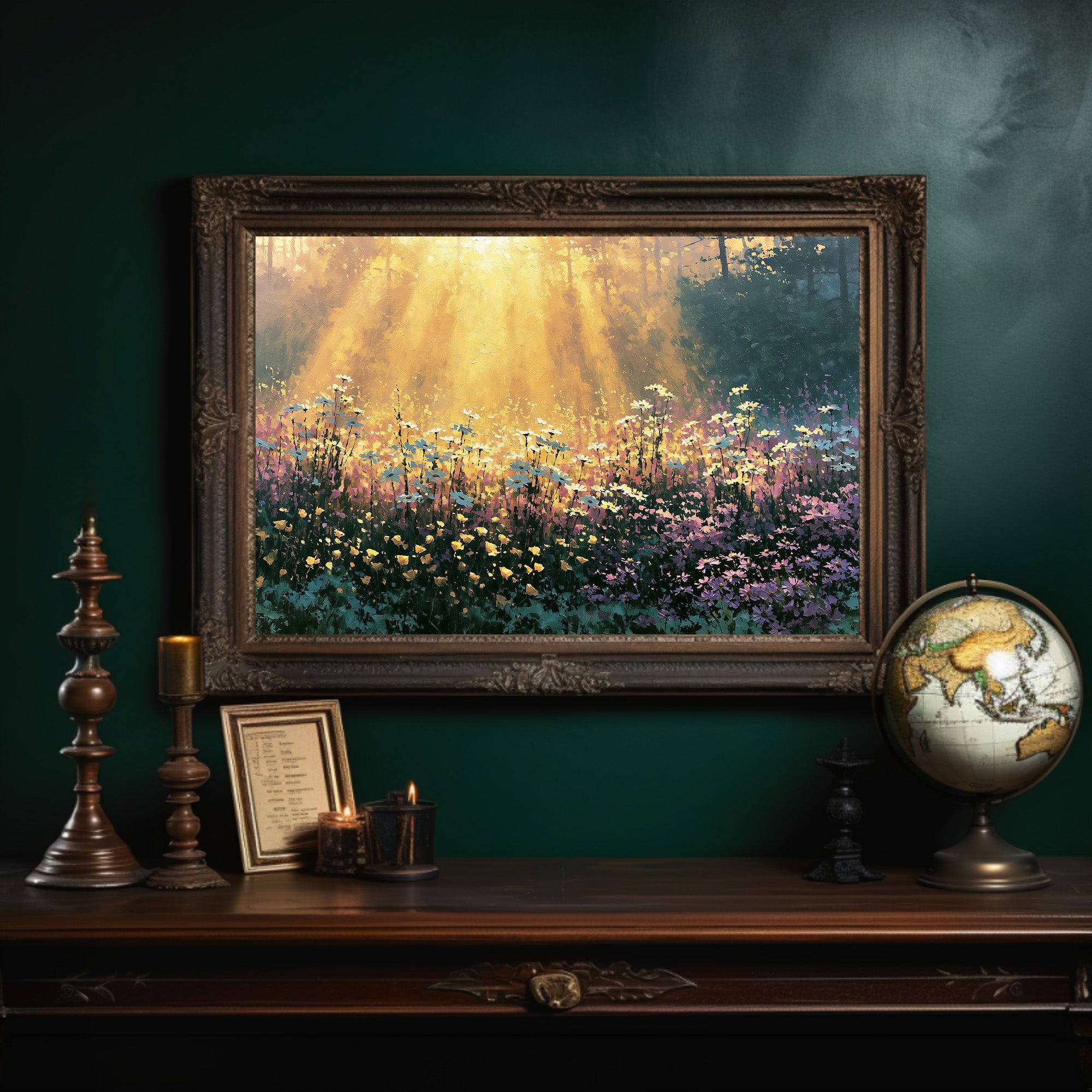 Sunlight Through the Wildflowers